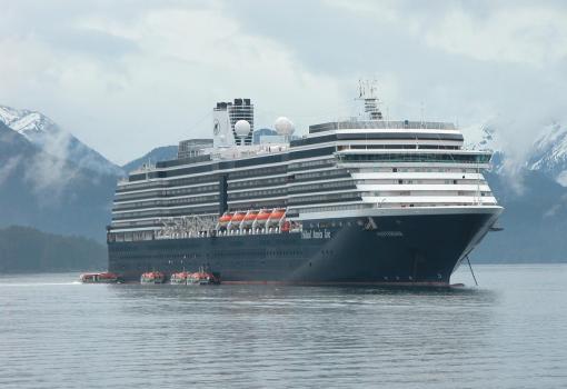 El Westerdam en Juneau (Alaska)